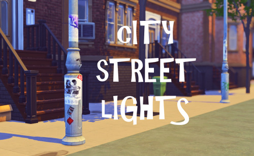 city street lights, 7 + originalDL dropbox / SFSsome stickers by litttlecakes (set here!) and of cou
