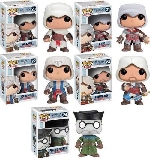 leveledup:  Take a look at these adorable Assassin’s Creed Funko Pop! figures.