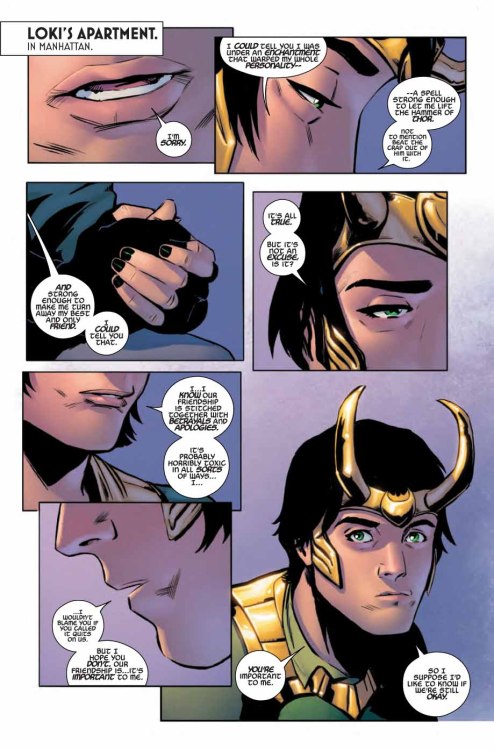 duksam: Al Ewing (W), Lee Garbett (A/C) * In the aftermath of AXIS, Loki is the Hero Of Asgard no mo