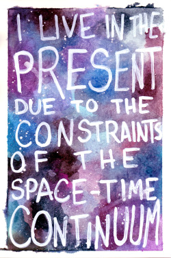 benevolentsliceart:  IN THE PRESENT - Watercolor