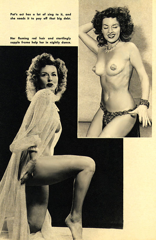 Pat &ldquo;Amber&rdquo; Halladay appears in a pictorial scanned from the