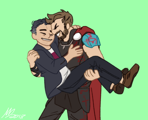 im a marvel account now (art dump, mostly thorbruce and thor and bruce)follow my twitter