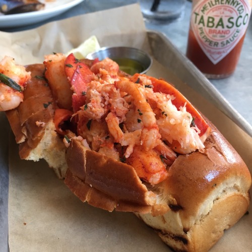 Almost devoured this lobster roll before I could snap a photo!