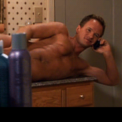 nakedwarriors:  How I Met Your Mother: The Naked Man  &ldquo;You’re on a first