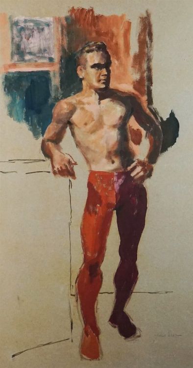 Beyond-The-Pale:john Brock Lear, Jr. (1910-2008) Figure Study