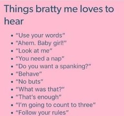 little-princess-29:I can be bratty a lot. Especially when I don’t get enough sleep or if I don’t have a nap………😁😁