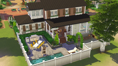  FOSTER FAMILY FARMHOUSE 5 bedrooms - 6 sims2 bathrooms§144,569 Built on a 30x20 lotBuilt in Brindle