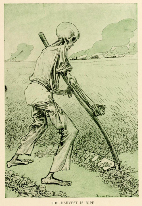 Louis Raemaekers (1869-1956), ‘The Harvest is Ripe’, “Raemaekers’ Cartoons&r