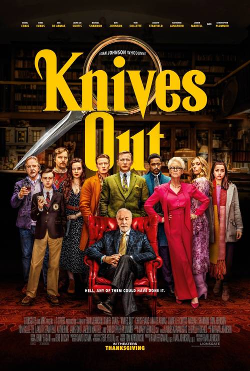 January 3, 2020Knives Out has been out in theatres for awhile, but C and I finally decided to see it