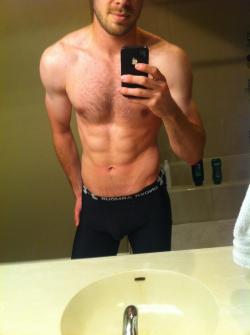 sexy guys with iphone mirror shoot