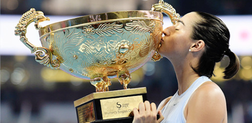 angiekerber:  Caroline Garcia of France celebrates after winning the Women’s singles final mat