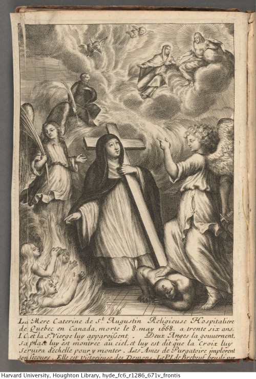 Paul Ragueneau. La vie de la mere Catherine de Saint Augustin, 1671.*FC6.R1286.671vHoughton Library,