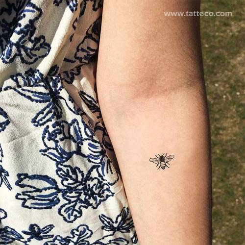 Pequeños Tatuajes — Tatuaje temporal de una abeja, cómpralo aquí ▻...