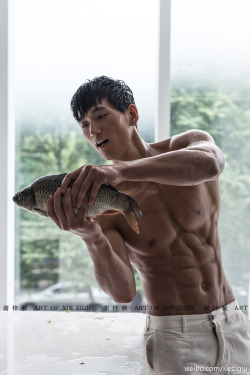 hunkxtwink:  Xie ZiQiu  Hunkxtwink - More