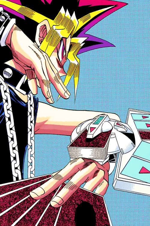 bog-initiate:Favourite Yu-Gi-Oh! Manga Scene ↳Chapter #269: Card of Fate!!↳Scene: Atem ready to draw