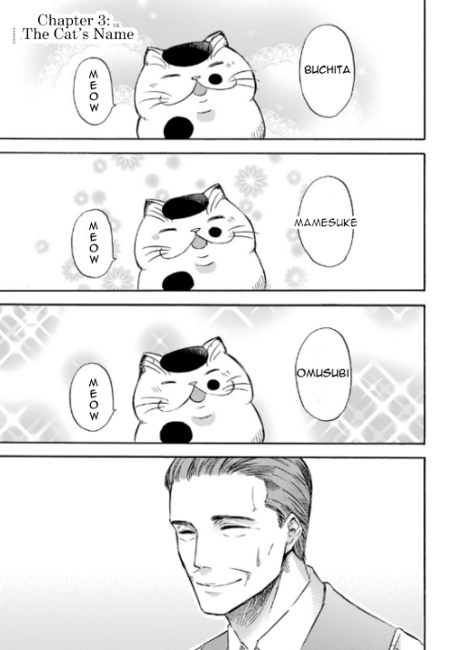 theguineapig3: Ojisama to Neko Chapter 3: The Cat’s Name “I’m so lucky I found you” (お前に出会えたことが辛福) u