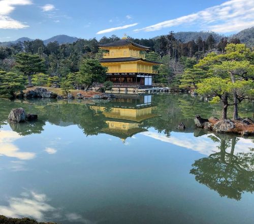 ＼おにわさん更新情報／ ‪[ 京都市北区 ] 金閣寺庭園（鹿苑寺庭園） Kinkakuji (Rokuonji) Temple Garden, Kyoto の写真・記事を更新しました。 ーー“鏡湖池”