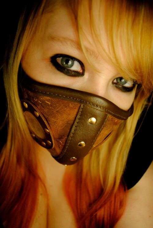 msdurden08:  slavefarmer:  After feeding, you are fitted with a dog-muzzle that forces a hard rubber bit between your teeth and covers your lower face, humiliating you … You’ll be wearing this pretty much now on for your #Training … apart from when