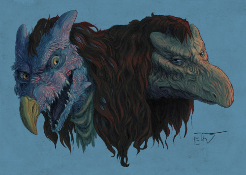 Skeksis OCs (and UrRu !) portrait commissions ! As you can see I made a rainbow ! A lot of my Discor