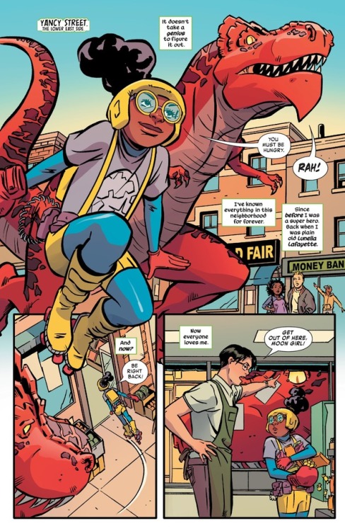 superheroesincolor:Moon Girl and Devil Dinosaur #46 (2019)  Moon Girl (Lunella Lafayette)Story: Bran