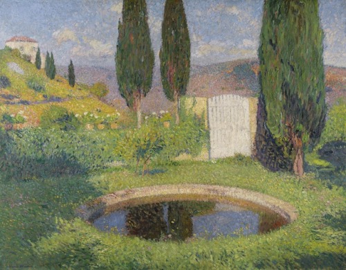 Henri Martin - Le bassin a la bastide du vert - 1925