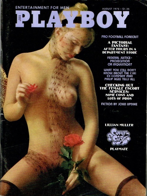 nostalgia-eh52:  1975 August Playboy Magazine Cover 👯‍♀️