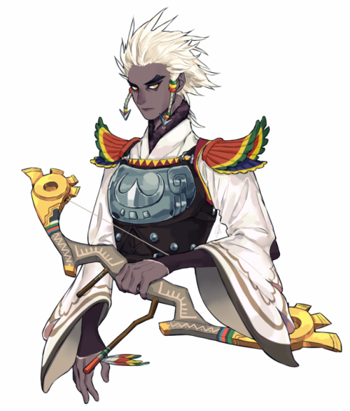 koshimoro: i couldn’t stop myself from drawing a gijinka of my favorite bird dad..