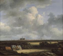 deadpaint:Jacob van Ruisdael, Bleaching Grounds Near Haarlem (ca. 1670)