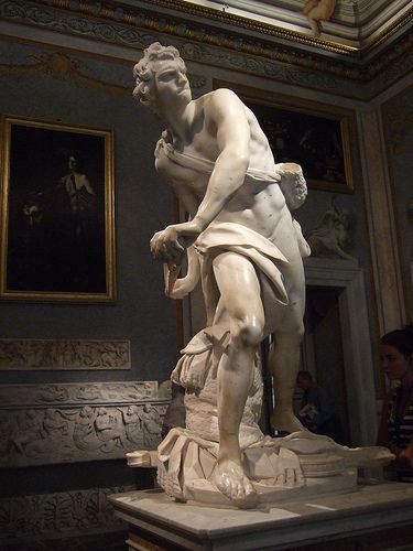 barefellow:  jakeindy:  Bernini David Borghese GalleryArt History Abroad   F o l