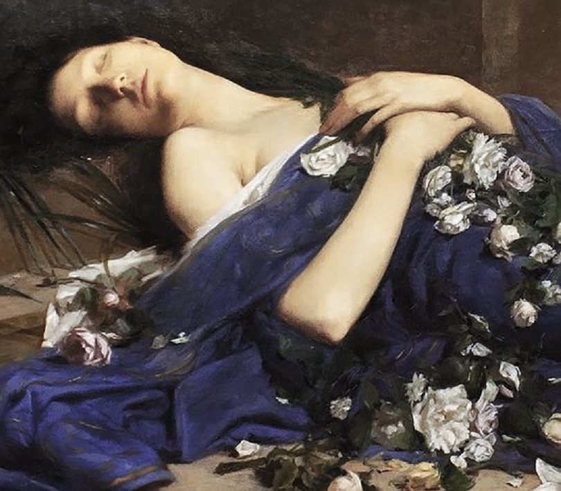silenceforthesoul:      Jules Cyrille Cavé - Martyr in the Catacombs (detail)  
