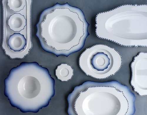 roomonfiredesign: The ‘Taste Blue’ collection by Italian designer, Paola Navone, for Rei