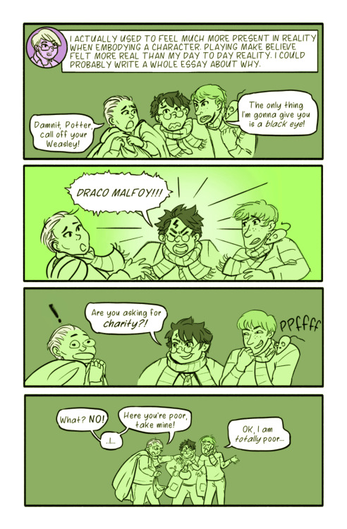 What can I say?!  I drew this comic about a time that I had fun being a huge dork with some of my be