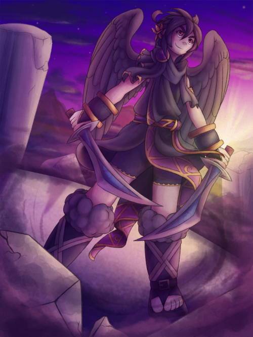 It’s been a rough time so I made myself draw something and it ended up being Dark Pit