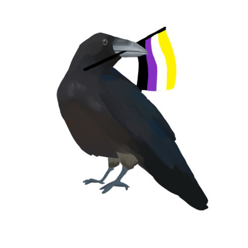 aro-culture-is: cadiacat: Pride ravens because fall is gay!  They love and respect you as well!