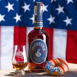 whiskyanddonuts:  MICHTERS US*1 | FREEDOM RING… There might possibly be nothing more fitting for this #4thofjuly #whiskyanddonuts post than the ever classic #glazed #donut from a true #American staple #krispykreme and a small dram from small batch masters