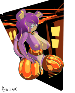 First Image For Crappy Draw Day! Rachana The Rattata Girl In Pumkin Stockings! Told