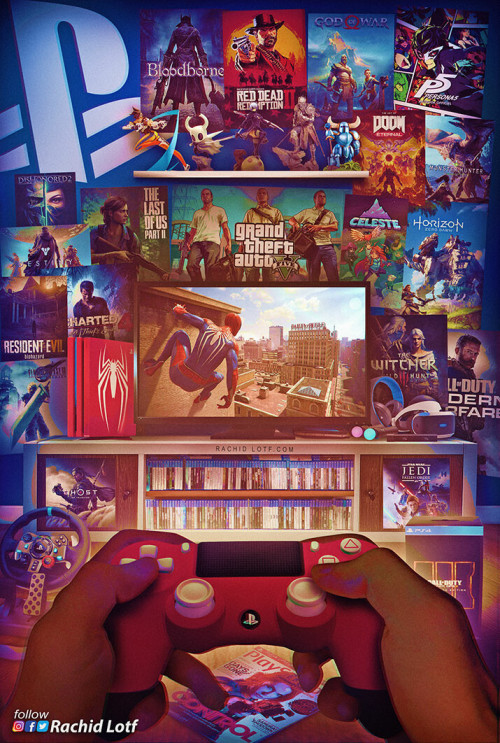 XXX theomeganerd:  Gaming Artworks by Rachid photo