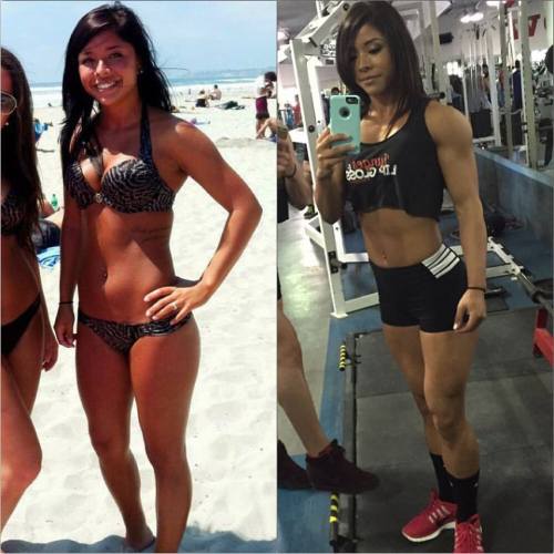 beforeafterfemalemuscle: Sherry Mayumi getting thick