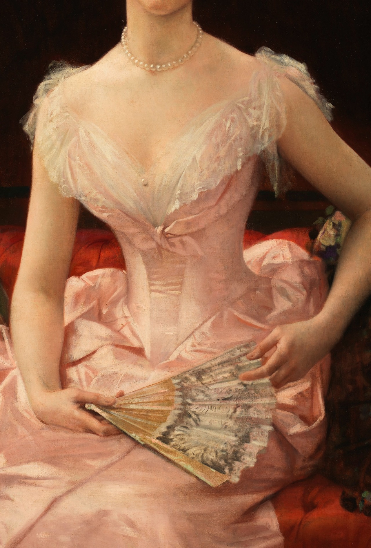 cimmerianweathers:  Olivia Peyton Murray Cutting (detail) - Alexandre CabanelOil