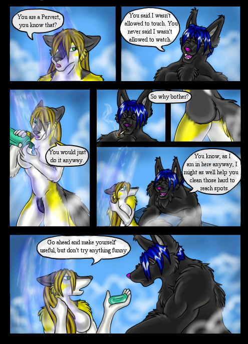 xcookiexdragoonx:  Comic: Shower TimeArtist: -Follow for more comics^w^