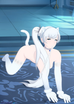 necromalock:Weiss showing off her Halloween costume.