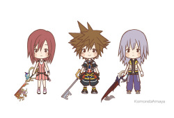 komorebiamaya:  Chibi Kingdom Hearts characters~Character