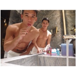 chinesemale:  👬 good night #couple#baby#night#world#gay#boys#chilling#night