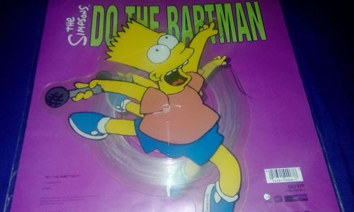 &lsquo;Bart&rsquo; Shaped Amazing picture disc. &lt;3 