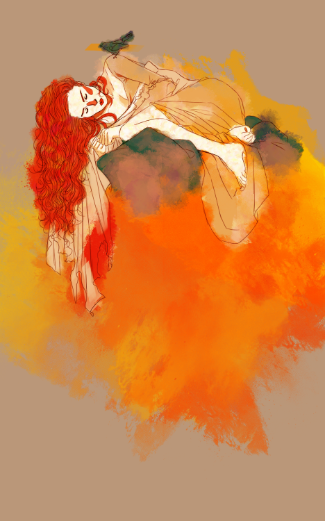 frenchbrioche:It’s supposed to be a Sansa/Sandor Valentine’s Day fanart, but there&rsquo
