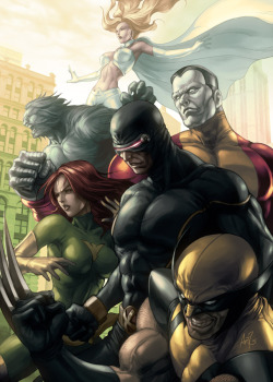 imthegdbatman:  X-Men Together by Artgerm  