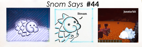 Snom Says #44 Famous VtuberSnom be a streamer gal~ ✨Did you know Snom has her own personal 3D model?
