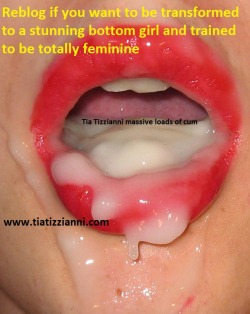 isuckblkcock28314:  makesissys:  tiatransformsbottoms:  Do you need to be totally transformed into the bottom girl of ur feminine fantasies? Visit www.tiatizzianni.com  Want so bad to be transformed  i want to be a passable sissy that Black Men want to