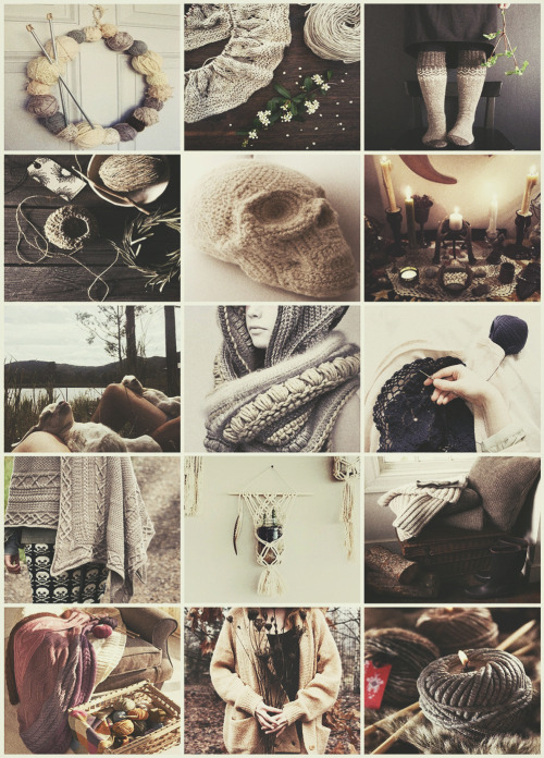 aestheticschaos: Knitting Witch aesthetic requested by @fallsocko