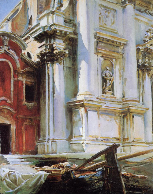 oldpaintings:Church of San Stae, Venice, 1913 by John Singer Sargent (American, 1856–1925)
